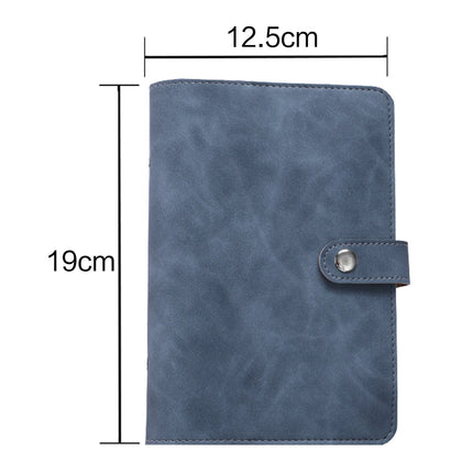 A6 PU Leather Notebook Binder Planner Budget Organizer Round Ring Binder Cover Magnetic Personal Planner Binder with 12 Binder Pocket Binder Zipper Folder for Bill Planner (Red) 4.92x7.48 4.92" x 7.48" Red.
