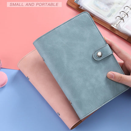 A6 PU Leather Notebook Binder Planner Budget Organizer Round Ring Binder Cover Magnetic Personal Planner Binder with 12 Binder Pocket Binder Zipper Folder for Bill Planner (Red) 4.92x7.48 4.92" x 7.48" Red.