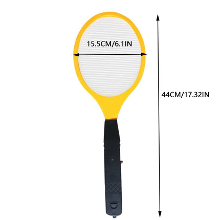 2 Pack Large Electric Mosquito Swatter Racket - Rechargeable Bug Zapper for Indoor Outdoor Use, Safety Mesh, Powerful Fly Killer, Ergonomic Handle Insect Pest Control (19x7.1in).