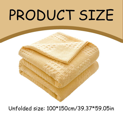 Soft Warm Blanket - Pure Cotton Lightweight Bedding | Breathable & Big Size 200*230cm | Cozy Cotton Blanket for Sofa & Bed | Warm & Soft Home Textiles for Year-Round Use(I) K.