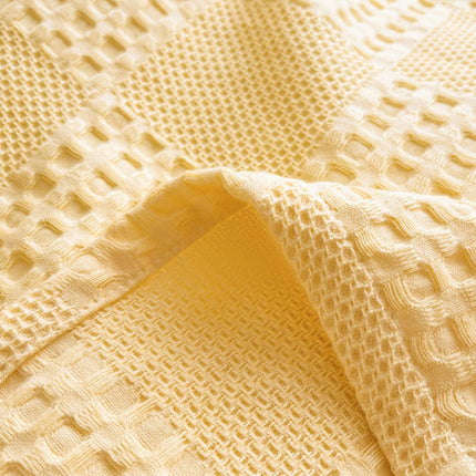 Soft Warm Blanket - Pure Cotton Lightweight Bedding | Breathable & Big Size 200*230cm | Cozy Cotton Blanket for Sofa & Bed | Warm & Soft Home Textiles for Year-Round Use(I) K.