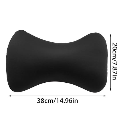 38cm×20cm Bone-Shaped Office Nap Pillow - Soft Foam Headrest for Travel, Plane, Car, Sofa & Bed | Portable Backrest Pillow with Soft Fabric for Comfortable Lunch Break Naps Office & Home(red) black.