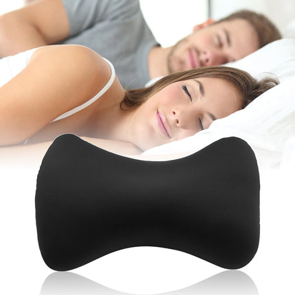 38cm×20cm Bone-Shaped Office Nap Pillow - Soft Foam Headrest for Travel, Plane, Car, Sofa & Bed | Portable Backrest Pillow with Soft Fabric for Comfortable Lunch Break Naps Office & Home(red) black.