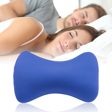 38cm×20cm Bone-Shaped Office Nap Pillow - Soft Foam Headrest for Travel, Plane, Car, Sofa & Bed | Portable Backrest Pillow with Soft Fabric for Comfortable Lunch Break Naps Office & Home(red) blue.