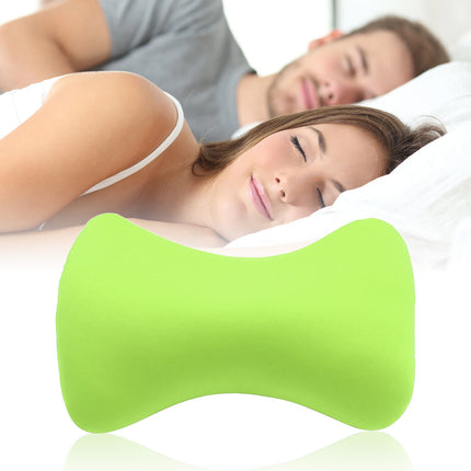 38cm×20cm Bone-Shaped Office Nap Pillow - Soft Foam Headrest for Travel, Plane, Car, Sofa & Bed | Portable Backrest Pillow with Soft Fabric for Comfortable Lunch Break Naps Office & Home(red) green.