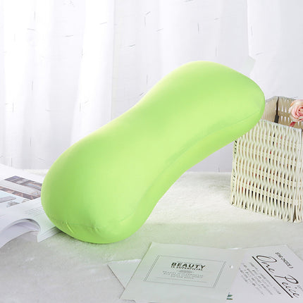 38cm×20cm Bone-Shaped Office Nap Pillow - Soft Foam Headrest for Travel, Plane, Car, Sofa & Bed | Portable Backrest Pillow with Soft Fabric for Comfortable Lunch Break Naps Office & Home(red) green.