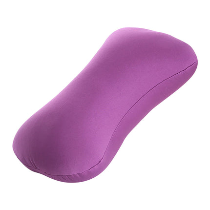 38cm×20cm Bone-Shaped Office Nap Pillow - Soft Foam Headrest for Travel, Plane, Car, Sofa & Bed | Portable Backrest Pillow with Soft Fabric for Comfortable Lunch Break Naps Office & Home(red) purple.