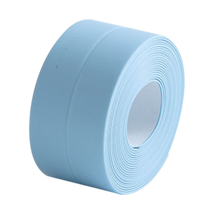 Kitchen & Bathroom Mildew-Proof Caulk Tape,PE Self-Adhesive Waterproof Sealing Strip for Bathtub, Shower & Toilet,Waterproof Caulk Strip, Bathroom Caulk Tape, Kitchen Sealing Tape(Grey) Blue.