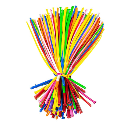 100Pcs 260 Transparent Long Latex Balloons - Thickened for Balloon Garland & Animal Modeling,Clown Balloons, Birthday/Wedding Party Decor, Twisting Balloons Birthday Wedding Party Decorat(A) A.
