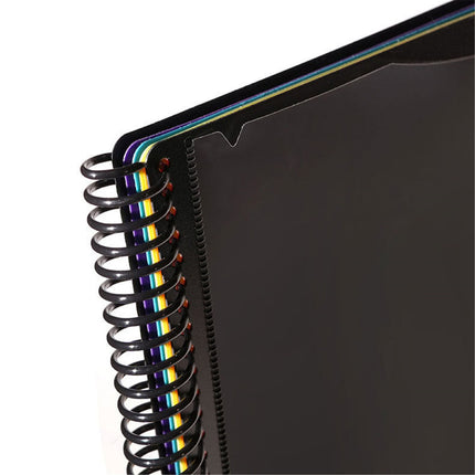 Spiral Binder Project Organizer - 6/12 Pockets with Assorted Tabs, Tear Poly Material, 1/3 Cut Tabs, Letter Size,Pocket Binder, Project Folder, Organizer with Tabs, School Project Holder(12 Pages) 12 Pages.