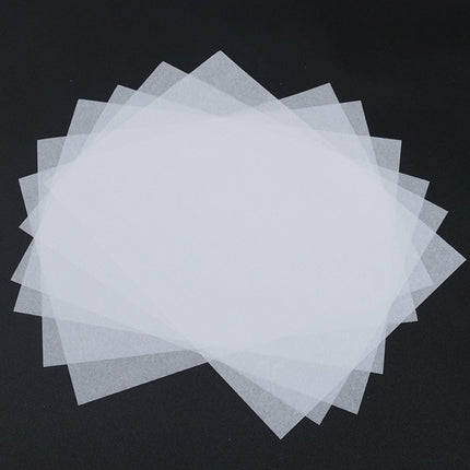 100 Sheets Tracing Paper 6.7 x 9.8 inches Artists Tracing Paper White Trace Translucent Clear Carbon for Pencil Sketching Printing Drawing Animation(White) White.