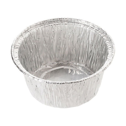 Aluminum Foil Pans 20pcs Disposable Baking Containers Heart Shape for Air Fryer Cupcake Muffins Oven Safe Non-Stick Small Round Foil Trays No Lids B.