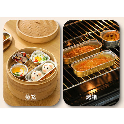 Aluminum Foil Pans 20pcs Disposable Baking Containers Heart Shape for Air Fryer Cupcake Muffins Oven Safe Non-Stick Small Round Foil Trays No Lids C.