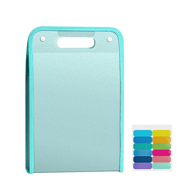 Important Document Storage, 13 Pockets Expanding File Folder with Colored Tabs, File Organizer with Expandable Cover, Expandable Accordian Filing Folder Letter A4 Size, 4 colours(A) C.