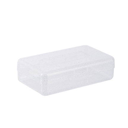 1Pc Large Capacity Clear Pencil Case,Clear Pencil Box Plastic Storage Containers with Latching Lids Stackable Office Supplies Organizer for Gel Pens Erasers Crafts Markers Crayon,8x4.8x2.1in(Clear) Clear.