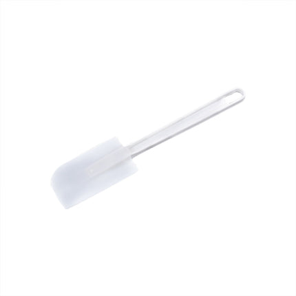 High Heat Resistant Silicone Scraper Spoon, Commercial Spatula for Cooking, Heavy Duty Rubber Spatula (White/1 Pcs) 16.14x7.26 16.14" x 7.26" White.