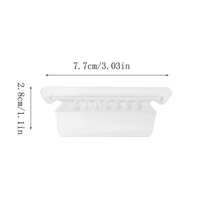 25 Pieces 3.5 Inch Clear Hanging Folder Tabs Hanging File Folder Tabs Clear Tabs for Hanging File Folders, Hanging File Folders with Tabs Office Hanging Files,Universal UNV43313 1/3 Cut Tab (Clear) Clear.