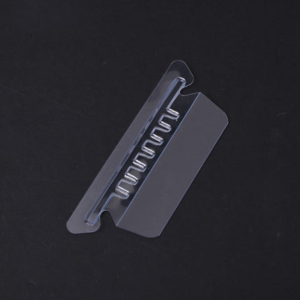 25 Pieces 3.5 Inch Clear Hanging Folder Tabs Hanging File Folder Tabs Clear Tabs for Hanging File Folders, Hanging File Folders with Tabs Office Hanging Files,Universal UNV43313 1/3 Cut Tab (Clear) Clear(100pc).