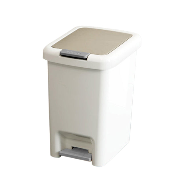 Step On Trash Can with Lid 8L Kitchen Bathroom Waste Bin Foot Pedal Stainless Steel Touchless Garbage Bin Odor Control (30x24x18cm), Up to 60% OFF.