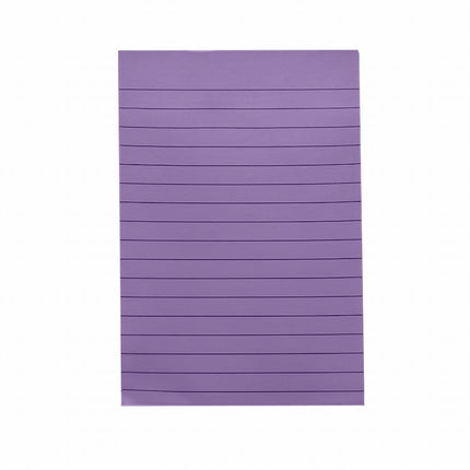 1 Pack Lined Sticky Notes 4X6 in Post, 8 Pastel Colors Large Ruled Post Sticky Colorful Super Sticking Power Memo Pads Strong Adhesive, Sticky Notes with Lines Office, Home, 50 Sheets/pad(B) B.