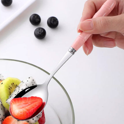 Stainless Steel Portable Cutlery Set with Case - Spoon Fork Chopsticks Utensil Kit for Office School Picnic Travel Bento Lunch, Up to 60% OFF Pink.