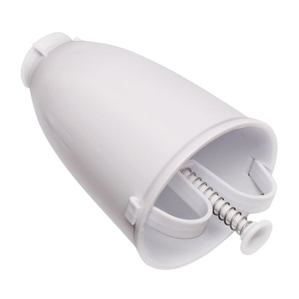 One hand Donut Maker, Manual Donut Maker, Plastic Doughnut Machine Mold, Biscuit Donut Maker, Donut-Depositor Made Waffle Dispenser Donut Kitchen Pastry Making Bake Ware Baking Tool, 3.54x.09' 3.54x.09" White.