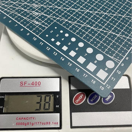 1 Pcs Self Healing Sewing Mat,21x14.5CM Rotary Cutting Mat Double Sided Craft Cutting Board for Sewing Crafts Hobby Fabric Precision Scrapbooking Project,Art Project,2 Colors(Blue) Blue.