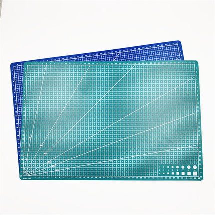 1 Pcs Self Healing Sewing Mat,21x14.5CM Rotary Cutting Mat Double Sided Craft Cutting Board for Sewing Crafts Hobby Fabric Precision Scrapbooking Project,Art Project,2 Colors(Blue) Blue.