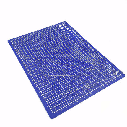 1 Pcs Self Healing Sewing Mat,21x14.5CM Rotary Cutting Mat Double Sided Craft Cutting Board for Sewing Crafts Hobby Fabric Precision Scrapbooking Project,Art Project,2 Colors(Blue) Green.
