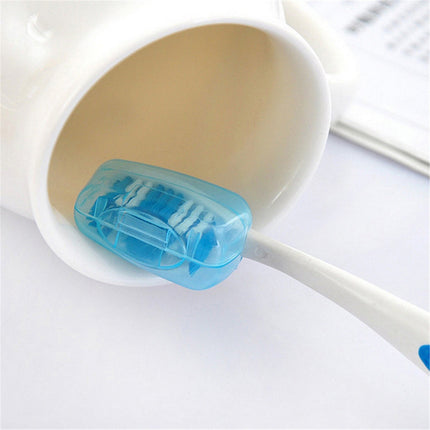 Portable Toothbrush Containers Travel Toothbrush Cap Cover Tooth Brush CapsConvenient for Travel, Home, Office and Hotel Use (Color Random/5 Pcs) 1.57Inches 1.57" Pink.
