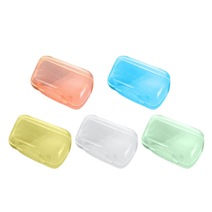 Portable Toothbrush Containers Travel Toothbrush Cap Cover Tooth Brush CapsConvenient for Travel, Home, Office and Hotel Use (Color Random/5 Pcs) 1.57Inches 1.57" Pink.