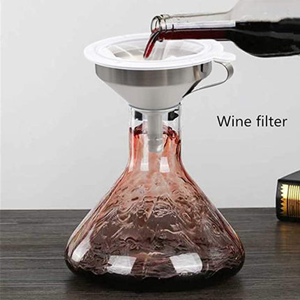 1 Pack Kitchen Funnel with 1 Removable Strainer,Premium Stainless Steel Funnel,5 Inch Food Grade Kitchen Funnels with 100 Mesh Food Filter Strainer for Filling Bottles,Oils, Juice,Wine(silver) silver.