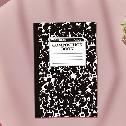 1 Pcs 8 Pastel Colors Office Ruled Composition Books,Composition Notebook, Marble Cover Notepad Lined Cute Journal Notebooks for Office Supplies Notes Taking Writing, 5.5 X 8.27 in(Hot Pink) Blue.