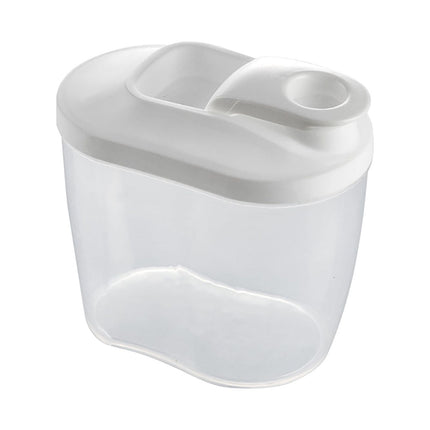Airtight Storage Container with Lids, Plastic Pet Food Storage Container with Locking Lid,Pet Dog Cat Food Dispenser ,Clear Pet Dog Food Storage Bin Containers for Rice Grain(Green,4.72x7.68") Z2-Clear.