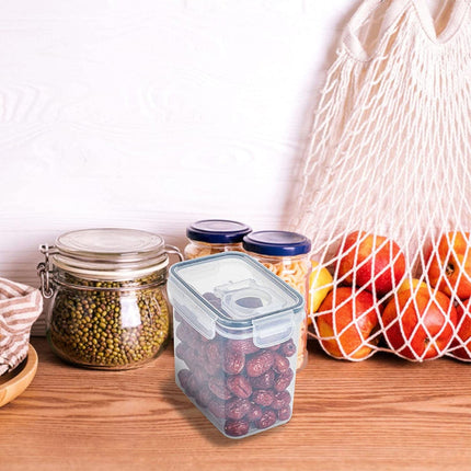Airtight Storage Container with Lids, Plastic Pet Food Storage Container with Locking Lid,Pet Dog Cat Food Dispenser ,Clear Pet Dog Food Storage Bin Containers for Rice Grain(Green,4.72x7.68") Z5-1400ml.