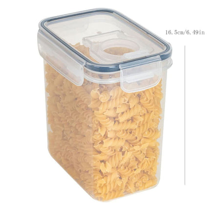 Airtight Storage Container with Lids, Plastic Pet Food Storage Container with Locking Lid,Pet Dog Cat Food Dispenser ,Clear Pet Dog Food Storage Bin Containers for Rice Grain(Green,4.72x7.68") Z5-1600ml.