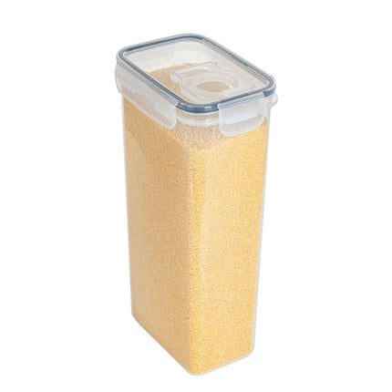 Airtight Storage Container with Lids, Plastic Pet Food Storage Container with Locking Lid,Pet Dog Cat Food Dispenser ,Clear Pet Dog Food Storage Bin Containers for Rice Grain(Green,4.72x7.68") Z5-2800ml.