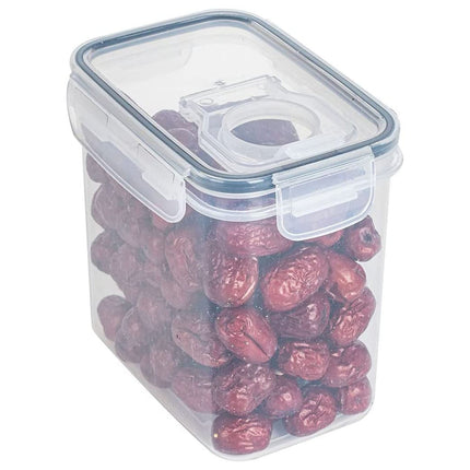 Airtight Storage Container with Lids, Plastic Pet Food Storage Container with Locking Lid,Pet Dog Cat Food Dispenser ,Clear Pet Dog Food Storage Bin Containers for Rice Grain(Green,4.72x7.68") Z5-2800ml.