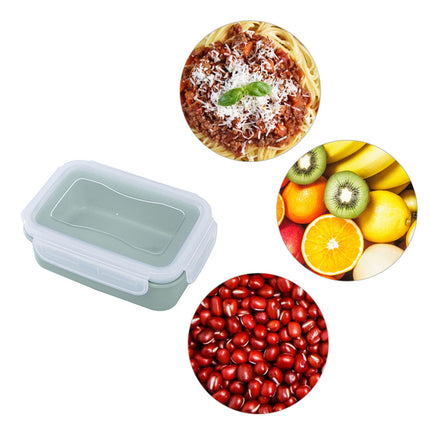 Plastic Meal Prep Containers with Lids, Food Storage Containers with Snap Locking Lids, Airtight Lunch Containers, Microwave, Oven, Freezer and Dishwasher (Blue/1 Pcs) 5.5x3.7 5.5" x 3.7" Green.