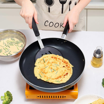 Silicone Spatula, Silicone Pancake Turner, Good Grips Perfect Pancake Flipper and Egg Turner, Heavy Duty Heat Resistant Rubber Spatula Wide for Large Food, 1 Pack, 6.0x12.6 6.0" x 12.6" Black.
