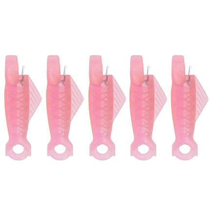 Fish Mouth Sewing Machine Needle Threader Upgraded Automatic Sewing Needle Threader,Simple Needle Threader Tool,Quick Sewing Machine Cycle Simple Needle Threader Tool(5 pcs-HotPink) 5 pcs-HotPink.