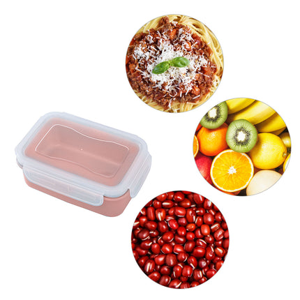 Plastic Meal Prep Containers with Lids, Food Storage Containers with Snap Locking Lids, Airtight Lunch Containers, Microwave, Oven, Freezer and Dishwasher (Red/1 Pcs) 5.5x3.7 5.5" x 3.7" Red.