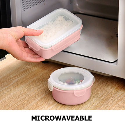 Plastic Meal Prep Containers with Lids, Food Storage Containers with Snap Locking Lids, Airtight Lunch Containers, Microwave, Oven, Freezer and Dishwasher (Red/1 Pcs) 5.5x3.7 5.5" x 3.7" Red.