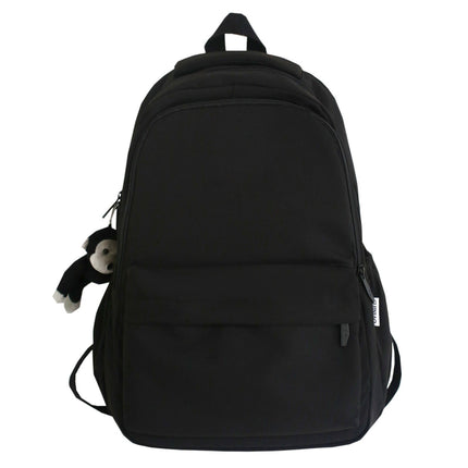 1 Pcs Travel Backpack,Cute Custom BookBag with Detachable Bear,Travel Backapck for Women/Men Casual Laptop Bookbag,Large Capacity Backpack for Birthday Gift,Christmas Gift,8.6x11 in(Green) Z3-Black.