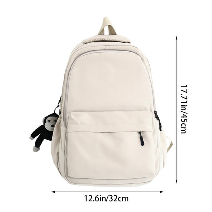1 Pcs Travel Backpack,Cute Custom BookBag with Detachable Bear,Travel Backapck for Women/Men Casual Laptop Bookbag,Large Capacity Backpack for Birthday Gift,Christmas Gift,8.6x11 in(Green) Z3-Pink.
