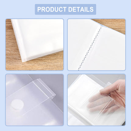 1 Pcs PP Professional Business Card Holder Organizer Book,Portable Business Card Binder- 120 Card Capacity Premium PP Folder with hard Cover, Name Card Credit Cards Binder for Men/Women(cat) Clear.