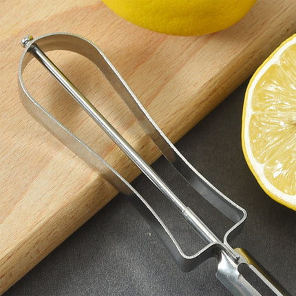 Professional Stainless Steel Peeler, Swivel Blade, Ergonomic Handle, Potato Eye Remover, Commercial Grade Vegetable Peeler for Potatoes, Carrots, Apples, Dishwasher Safe, 1.02x5.91 1.02" x 5.91" Silver.