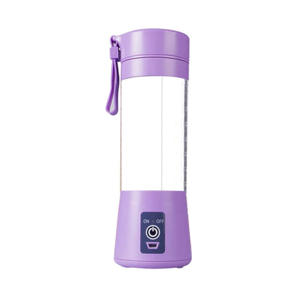 Cordless Portable Personal Size Blender - Mini Blender Make Smoothies and Shakes, 380Ml BPA Free Travel Cup, Powerful Blending Suit in Office/Home/Gym Purple.