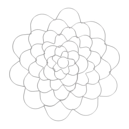 Stainless Steel Flower Arranger Frog, Wire Flower Arrangement Holder, Round Floral Lid Organizer Grid Tool, for Floral Plant Vase Stems Bouquets Fixation, Gold, 4 Inches 6" Silver.