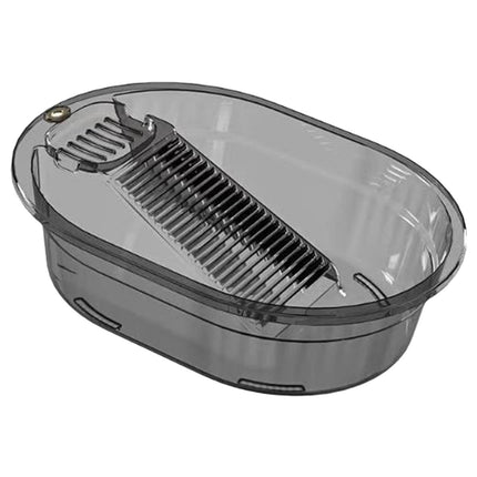 Portable Washboard, All-in-One Laundry Basin Set, Heavy-Duty Wash Board for Hand Washing Clothes, Built-in Scrub Surface, Drain Plug for Camping, RV, Emergency Use, Grey, 19.09x14.37x5.12 19.09x14.37x5.12 Gray.